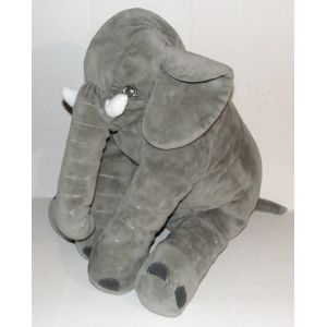 Peluche Elephant Gris Ikea Doudou 39 Cm - Occasion