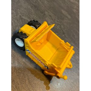Jouet Remorque Travaux Publics En Plastique Jaune - Occasion