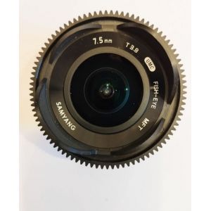 SAMYANG 7.5mm T 3.8 UMC fish-eye MFT ciné - Occasion