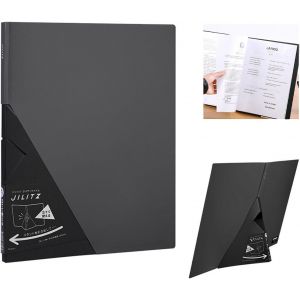 ChenQuanSarl-Organ ur De Classeur A4 Autonome, 10 Poches Int&eacute;rieures, Classeur A4 Avec Panneau Acoustique, Classeur En Plastique Pour Partitions, Documents, Images (Noir) - Occasion