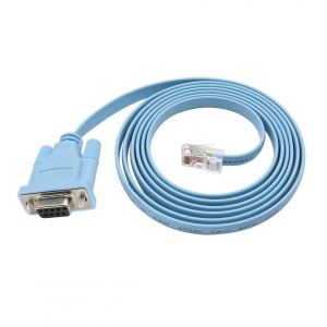 C&acirc;ble de console Cisco Port s&eacute;rie RS232 femelle DB9 &agrave; 9 broches vers c&acirc;ble RJ45 m&acirc;le Cat5 Ethernet LAN sur commutateur RJ45 (DB9-RJ45) - Occasion
