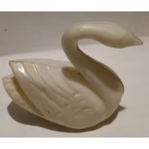 Vintage - Jouet - Cygne En Plastique - 6,5 Cm - Occasion
