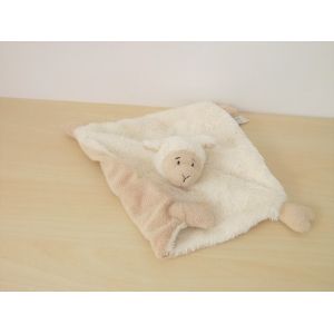 Doudou Mouton Agneau Blanc Beige Happy Horse - Occasion