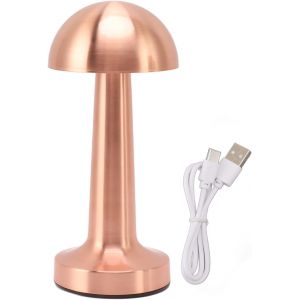Shiba-Lampe De Table Champignon Rechargeable Lumi&egrave;re De Chevet Gradation En Continu Contr&ocirc;le Tactile D&eacute;coration De La Maison Pour [4 - Occasion
