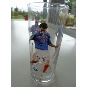 Verre Coca Cola De Macdonald Équipe De France De Foot 1998 Avec Thuram Lilian, Desailly Et Pirès - Occasion