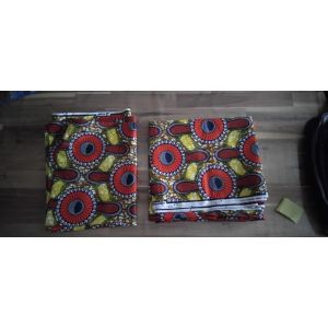 Tissu Wax Cir&eacute; Africain - Occasion