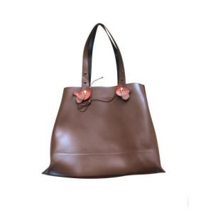 Chic Et Neuf Sac Lamarthe Brun Cuir L37,5 X H31 Cm Et 56 Cm Avec Lanière P 12cm - Occasion