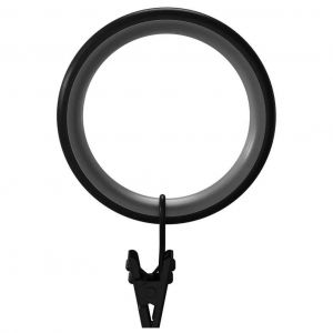 Anneau de rideau Araxos GoodHome noir &Oslash;2,8 x l.5cm - Occasion