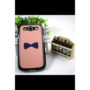 Coque Rigide , Noeud Papillon , Rose Et Noir , Housse , Cover , Samsung Galaxy S3 - Occasion