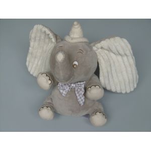 Doudou Dumbo Éléphant Gris Beige Musical Disney Nicotoy - Occasion