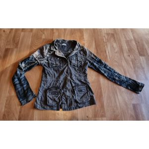 Veste Fille Style Militaire Treillis Kaki Manche Camouflage Caprice De Fille Taille 16ans - Occasion