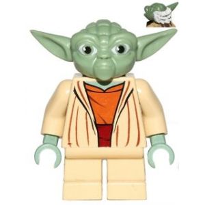 Lego Star Wars The Clone Wars Yoda - Clone Wars, White Hair sw0685 du set 8020295 9002076a - Occasion