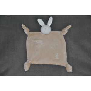 Doudou Plat Lapin Obaibi Beige - Occasion