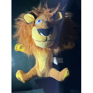 Peluche Alex Le Lion - Madagascar - Dreamworks - Big Headz - 2010 - 25 Cm - Occasion