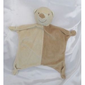 Doudou Plat Ours Beige Marron Paradise Toys - Occasion