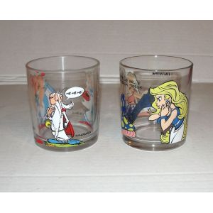 Asterix Et Obelix 2 Verres Nutella - Occasion