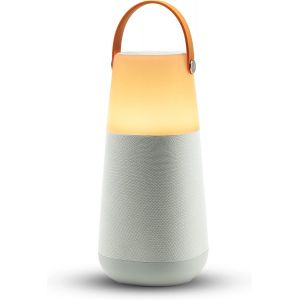 Audio Bright Max ¿ Enceinte Bluetooth 360° Portable Et Étanche Avec Lumières, Sons D'Ambiance, Technologie Multi-Sync Et Batterie Rechargeable - Occasion