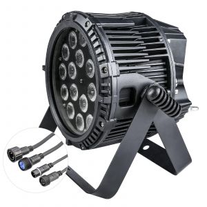IP67 Par Led Projecteur Lumi&egrave;re &eacute;tanche 18x12w RGBW 4-en-1 - DMX 512 Projecteur Sc&egrave;ne Lumi&egrave;re Disco - Ext&eacute;rieure LED Lumi&egrave;re de Sc&egrave;ne Phare Par Lampes Int&eacute;gr&eacute;e pour Soir&eacute;e/Anniversaire/Mariage/F&ecirc;te - Occasion