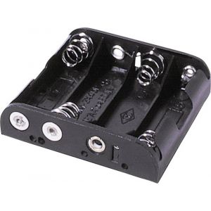 Support de pile 4x LR6 (AA) MPD BC4AAB (L x l x h) 61 x 57 x 15 mm - Occasion