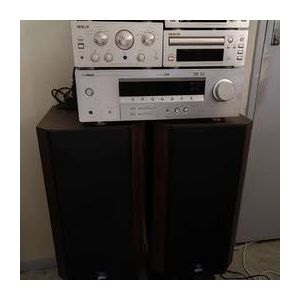 Chaine hifi home cinéma teac avec ampli Yamaha jmlab db 19 polyglass. - Occasion