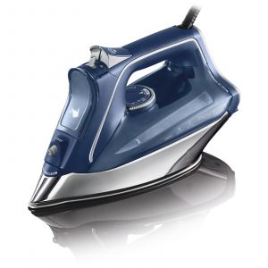 Rowenta DW8215 Fer &agrave; repasser &agrave; sec ou &agrave; vapeur Semelle Laser HD Microsteam 400 2800 W Bleu - Occasion