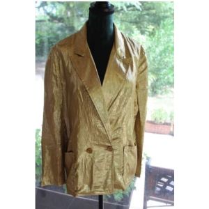 Veste Vanessa Diffusion Neuve En Lam&egrave; Dor&egrave; .Taille &Eacute;tiquet&egrave;e:40. - Occasion