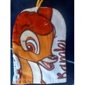 Gant De Toilette Enfant Disney Face (Bambi) Dos (Panpan) - Occasion