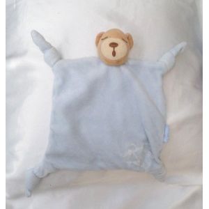 Doudou Kaloo Ours Dormeur Plat Bleu Broderie Enfants 1998 2005 - Occasion