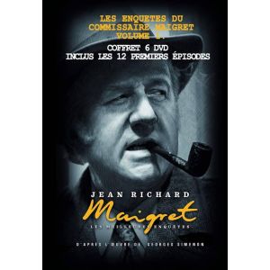 Coffret 6 Dvd Maigret Jean Richard Les Meilleures Enqu&ecirc;tes - Occasion