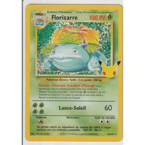 Carte Pokemon - Florizarre - 15/102 - Holo-Rare - Édition Célébrations - 25 Ans - 2021. V.F - Occasion
