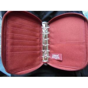 Etui / Pochette pour répertoire &#34; cerruti &#34; - neuf - bordeaux - Occasion
