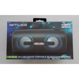 Enceinte nomade Bluetooth Muse M 730 Jack Bleue - Occasion