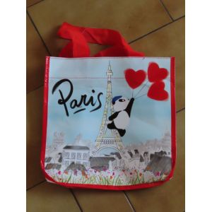 Sac cabas Paris / Panda / Tour Eiffel - Occasion