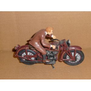 Figurine Tintin. Les Aventures De Tintin Le Film. Tintin Et La Moto - Occasion