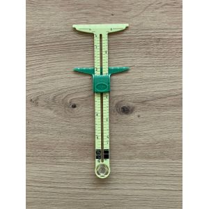 Règle de dessin multifonctionnelle 5 en 1, couture en plastique, règle de Patchwork, outil de mesure coulissant, règle de couture à domicile ST-A23 - Occasion