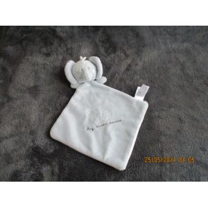 Doudou Plat &Eacute;l&eacute;phant Gris/Bleu My Tender Doudou Nicotoy Simba Dickie - Occasion