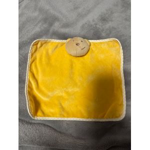 Doudou Ours Tex Plat Orange Vichy - Occasion