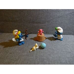 Schtroumpfette Cupidon Et Somnanbule Schleich - Occasion