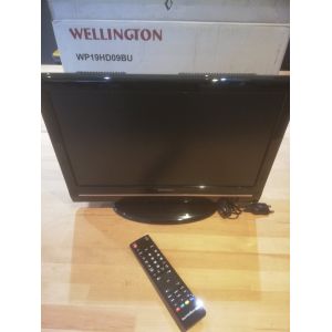 TV Wellington WP19HD09BU Hdmi TNT HD USB MP3 HD 1080i prise PC 60W - Occasion