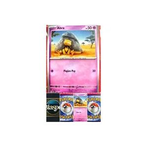 Carte Pok&eacute;mon Abra 063/165 &ndash; Version Fran&ccedil;aise &ndash; Carte &Agrave; L&rsquo;Unit&eacute; - Occasion