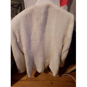 Manteau Femme Zara Blanc Taille M - Occasion