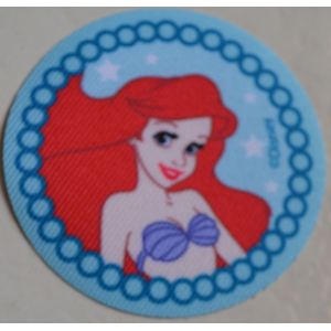 Princesse Ariel La Petite Sirène Ecusson Patch Thermocollant Rond 2022 Princesses Disney - Occasion