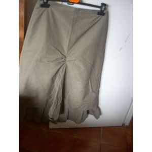 Jupe Longue Doublée 40 Taille À Plat 36 Cm.65% Coton,35% Polyamide,Doublure 100% Polyester. - Occasion