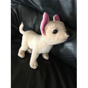 Doudou Chien Rose Et Beige Chi Chi Love 25cm - Occasion