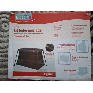 Trottine, Lit B&eacute;b&eacute; Nomade Mod&egrave;le Hypnos - Occasion