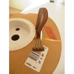 Joint d'isolation vendu au ML, adhésif type dents M caoutchouc EPDM marron ELLEN , pour calfeutrage ouvrants de menuiseries - Occasion