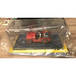 Collection Moulinsart Voitures Tintin 1/24 N&deg;6 La Jeep Rouge -Neuve Sous Blister - Occasion