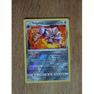 Carte Pokemon Solgaleo Brillante 170 Pv 142/236 Soleil Et Lune Éclipse Cosmique - Occasion