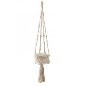 Suspension De Plantes En Macramé, Fait À La Main, Support De Pot De Fleur, Décor Mural De Jardin - Occasion