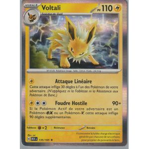 Carte Pok&eacute;mon - Voltali - 135/165 - Holo-Rare - Ev3,5 - 151 - Occasion